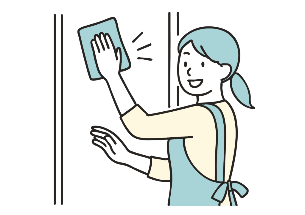 掃除等の家事も支援します