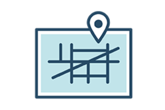 目的地の経路を確認